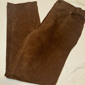 100% LEATHER Womens pants